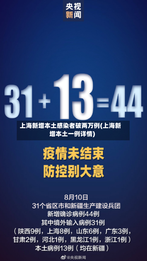 上海新增本土感染者破两万例(上海新增本土一例详情)-第3张图片