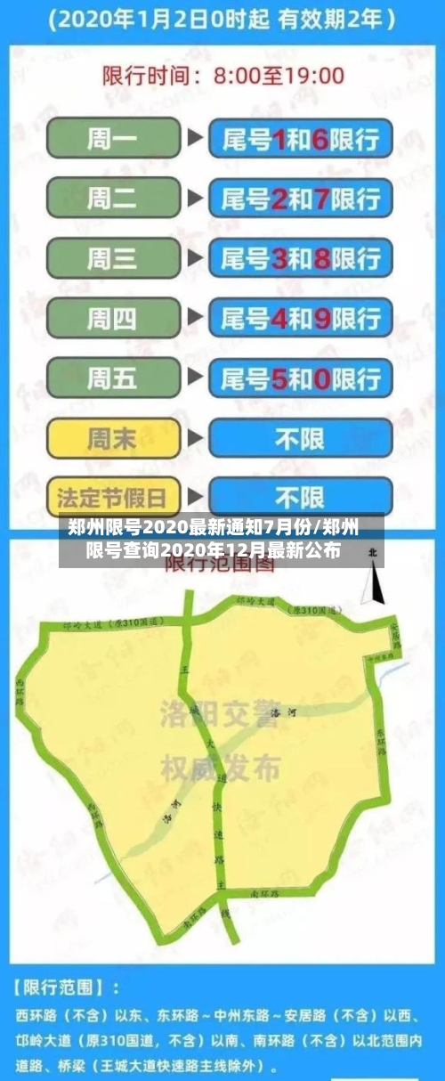 郑州限号2020最新通知7月份/郑州限号查询2020年12月最新公布-第2张图片