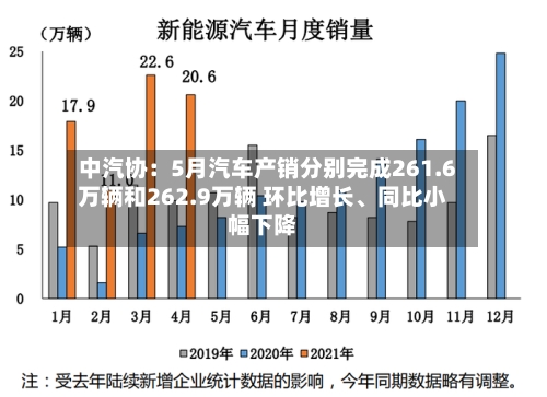中汽协：5月汽车产销分别完成261.6万辆和262.9万辆 环比增长、同比小幅下降