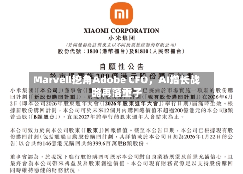 Marvell挖角Adobe CFO，AI增长战略再落重子-第3张图片