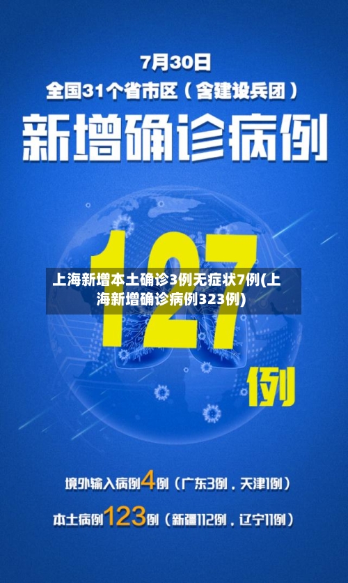 上海新增本土确诊3例无症状7例(上海新增确诊病例323例)