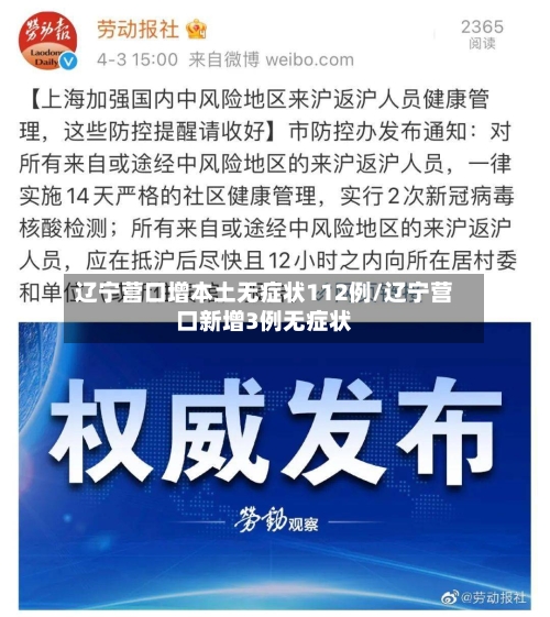 辽宁营口增本土无症状112例/辽宁营口新增3例无症状-第2张图片