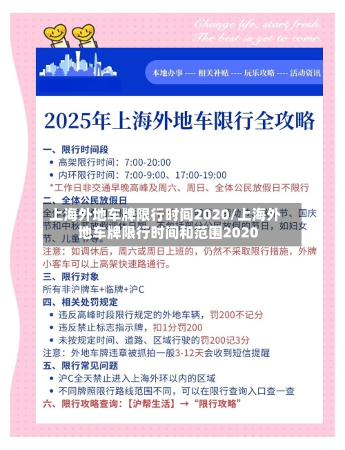 上海外地车牌限行时间2020/上海外地车牌限行时间和范围2020-第2张图片