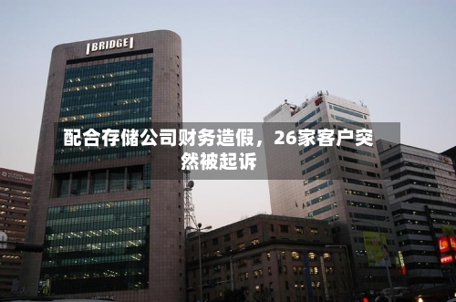 配合存储公司财务造假，26家客户突然被起诉-第3张图片