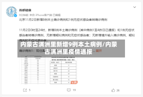 内蒙古满洲里新增9例本土病例/内蒙古满洲里疫情通报-第3张图片