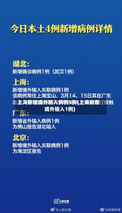 上海新增境外输入病例5例(上海新增境外输入1例)-第3张图片