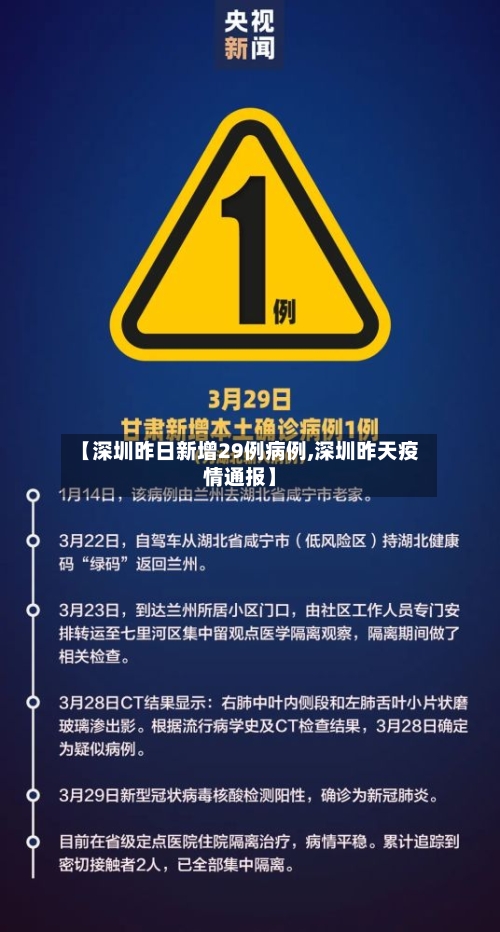 【深圳昨日新增29例病例,深圳昨天疫情通报】