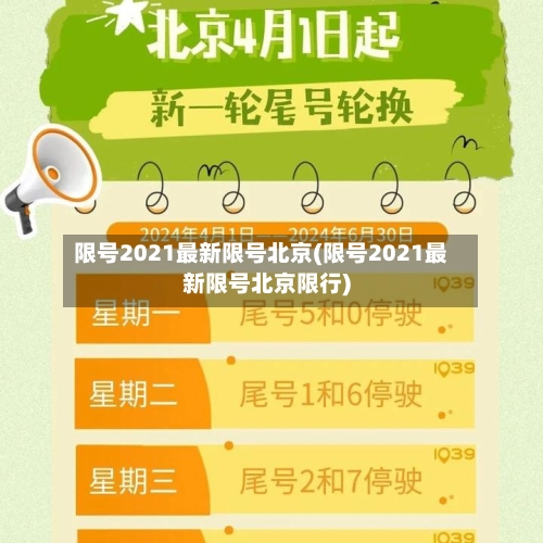 限号2021最新限号北京(限号2021最新限号北京限行)-第2张图片