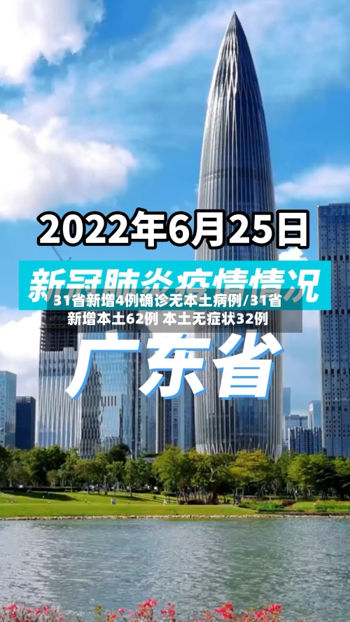 31省新增4例确诊无本土病例/31省新增本土62例 本土无症状32例-第2张图片