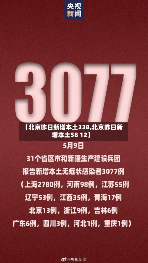 【北京昨日新增本土338,北京昨日新增本土58 12】
