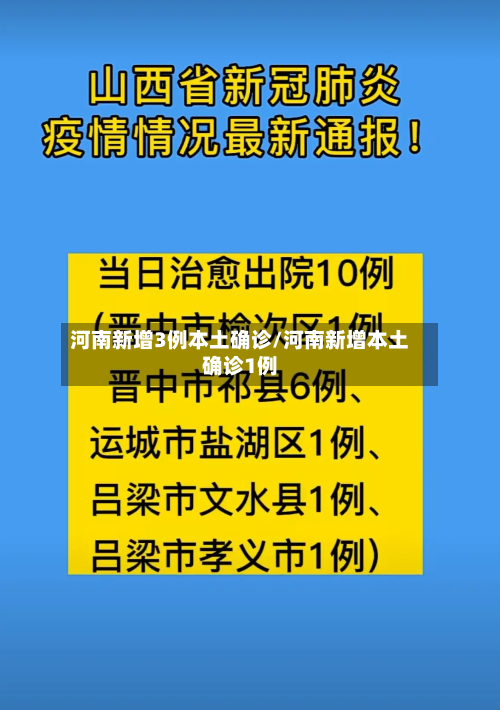 河南新增3例本土确诊/河南新增本土确诊1例-第2张图片