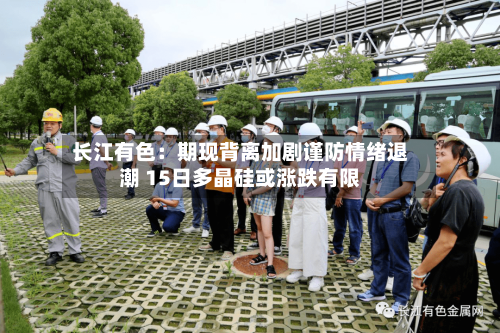 长江有色:期现背离加剧谨防情绪退潮 15日多晶硅或涨跌有限-第3张图片