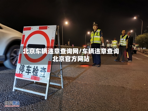 北京车辆违章查询网/车辆违章查询北京官方网站-第3张图片