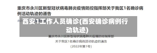 西安1工作人员确诊(西安确诊病例行动轨迹)-第3张图片