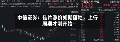 中信证券：硅片涨价如期落地，上行周期才刚开始-第2张图片