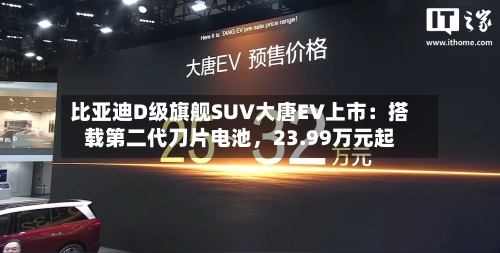 比亚迪D级旗舰SUV大唐EV上市：搭载第二代刀片电池，23.99万元起-第3张图片