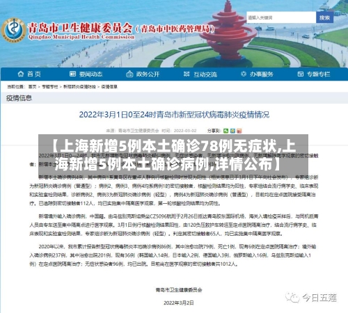 【上海新增5例本土确诊78例无症状,上海新增5例本土确诊病例,详情公布】-第3张图片